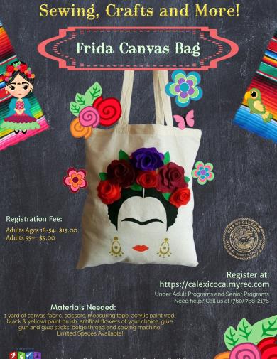 Frida Canvas Bag