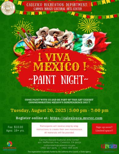 Viva Mexico Paint night
