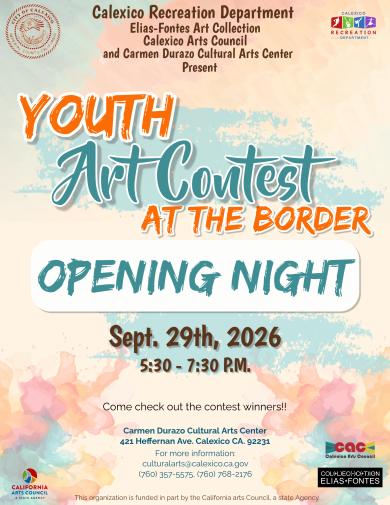 Youth Art Contest Opening Night