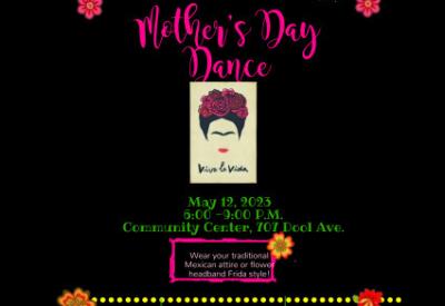 Mothers Day Dance flyer Mothers Day Dance flyer
