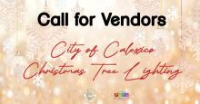 Call for Vendors Christmas Tree Lighting