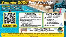 Summer Pool Program Schedule